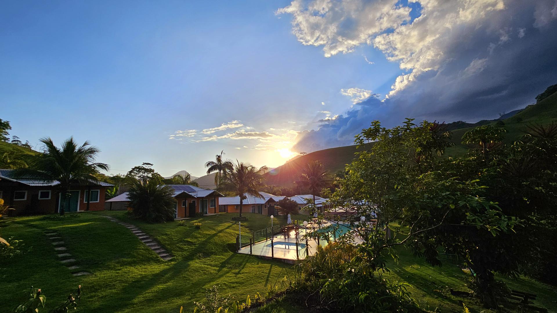 Área verde do Hotel Pousada Bambuzal